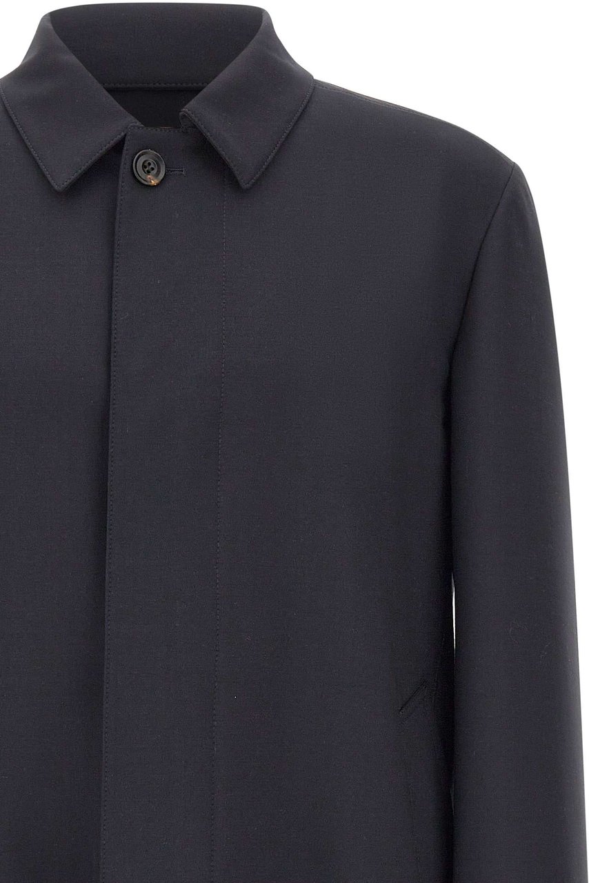 Corneliani Coats Blue Navy
