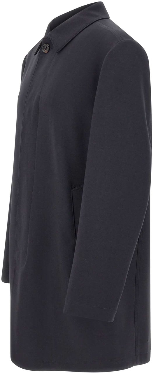 Corneliani Coats Black Zwart