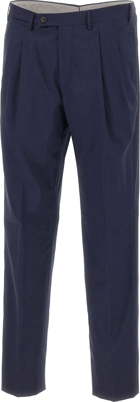 Corneliani Trousers Blue Navy
