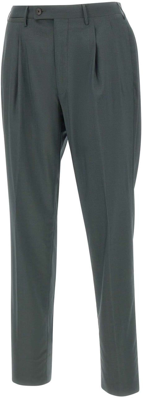 Corneliani Trousers Green Donkergroen