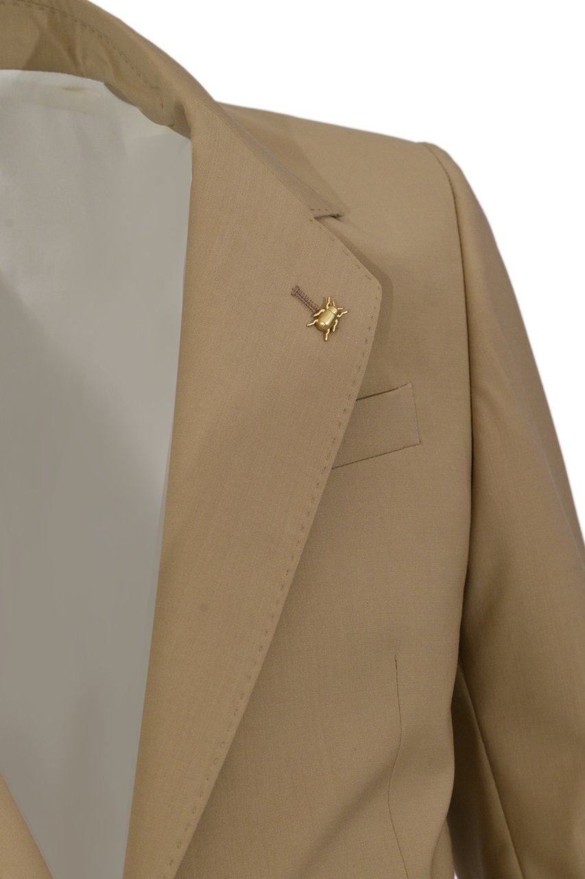 Corneliani Dresses Marrone Beige