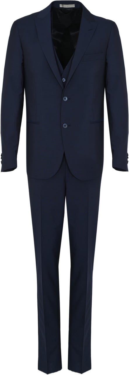 Corneliani Dresses Blu Navy
