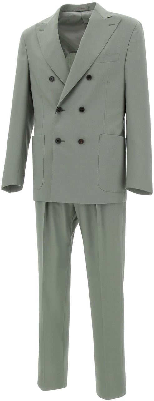 Corneliani Dresses Green Groen