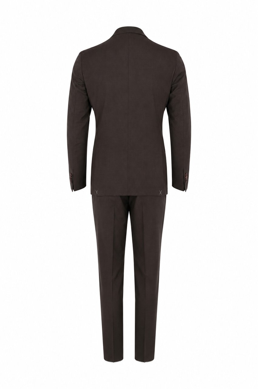 Corneliani Dresses Marrone Bruin