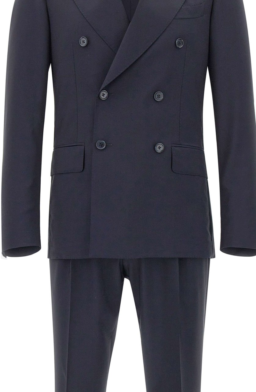 Corneliani Dresses Blue Navy
