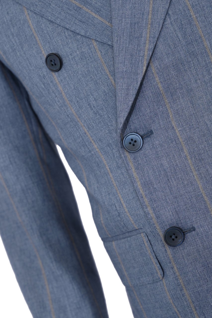 Corneliani Dresses Denim Blauw