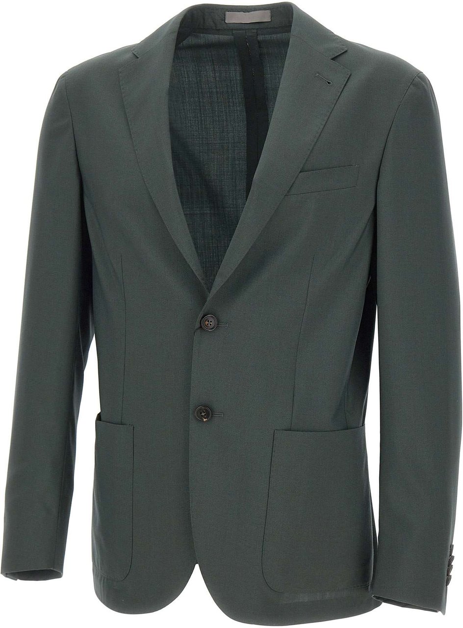 Corneliani Jackets Green Donkergroen