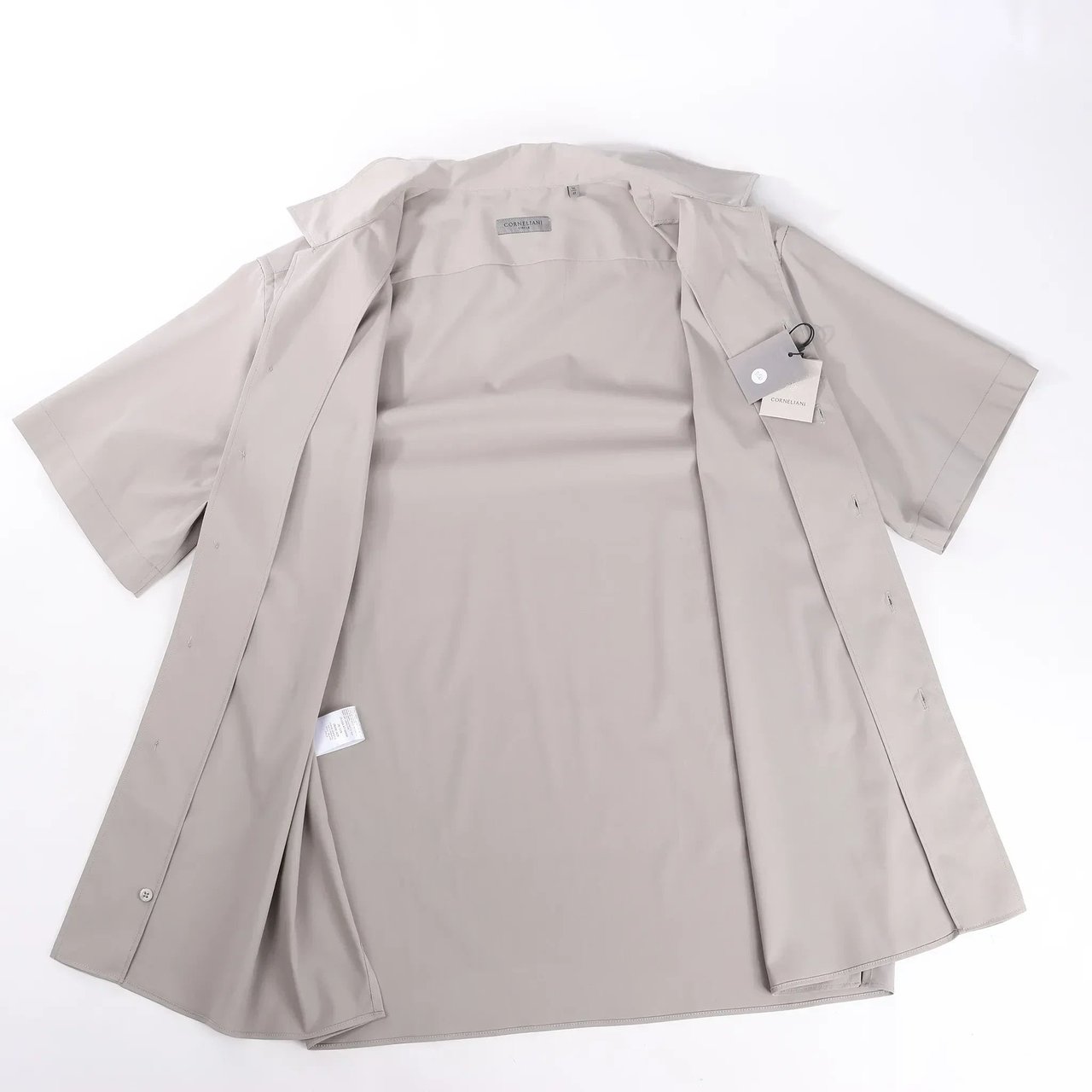 Corneliani CORNELIANI CIRCLE Shirt in Gray, Size 41 IT Grijs