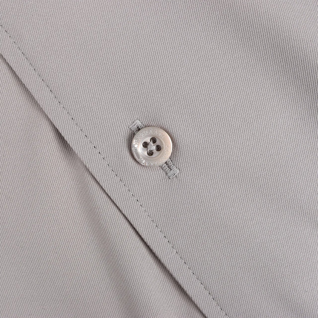 Corneliani CORNELIANI CIRCLE Shirt in Gray, Size 41 IT Grijs