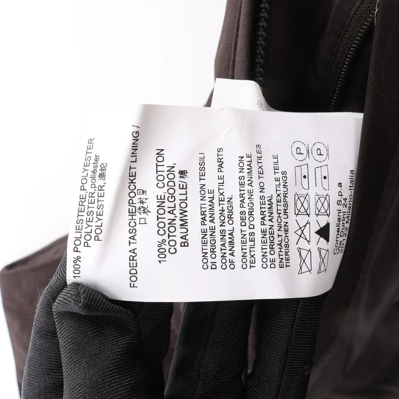 Corneliani Corneliani Quilted Zip Gilet in Brown, Size 50 IT Bruin