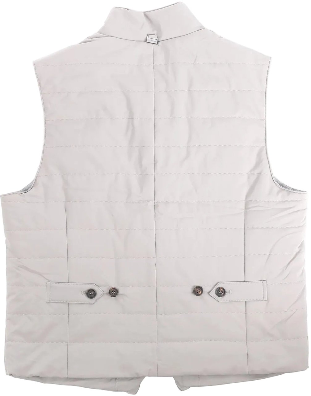 Corneliani Corneliani Zip Gilet in Gray, Size 50 IT Grijs