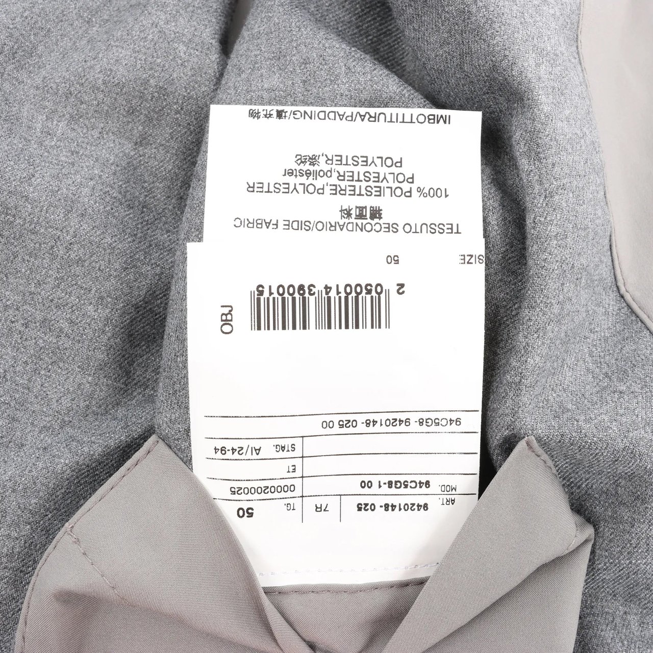 Corneliani Corneliani Zip Gilet in Gray, Size 50 IT Grijs