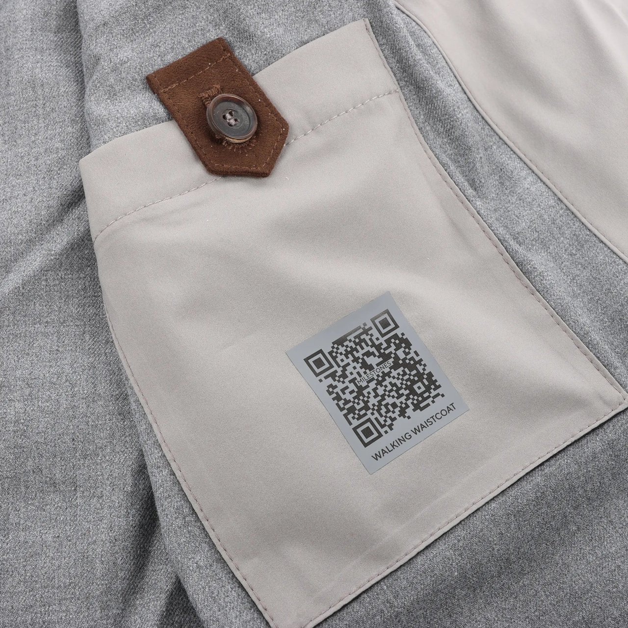 Corneliani Corneliani Zip Gilet in Gray, Size 50 IT Grijs