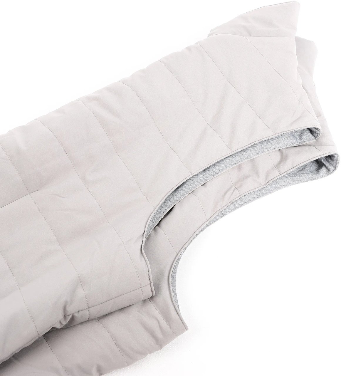 Corneliani Corneliani Zip Gilet in Gray, Size 50 IT Grijs