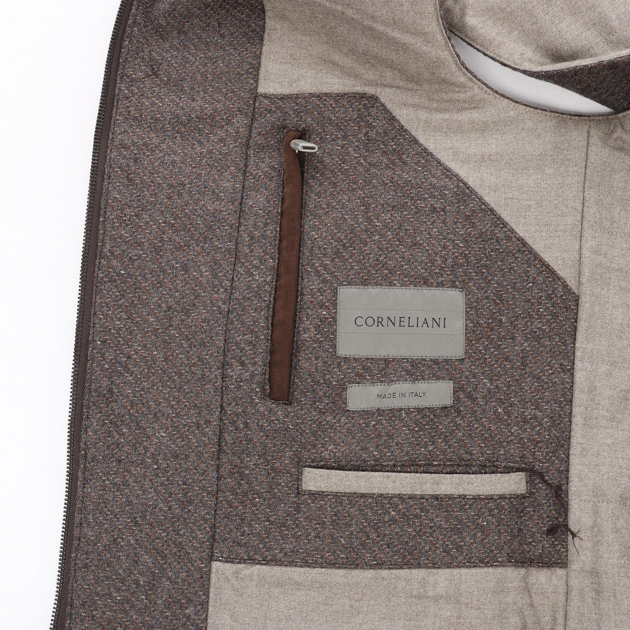 Corneliani Silk-Cashmere Vest, Size 50 IT Divers