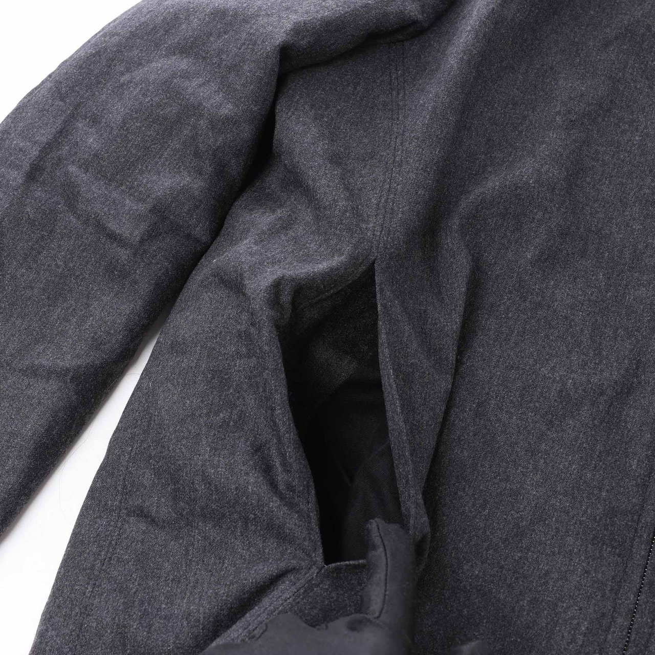 Corneliani Wool Coat in Gray, Size 50 IT Grijs