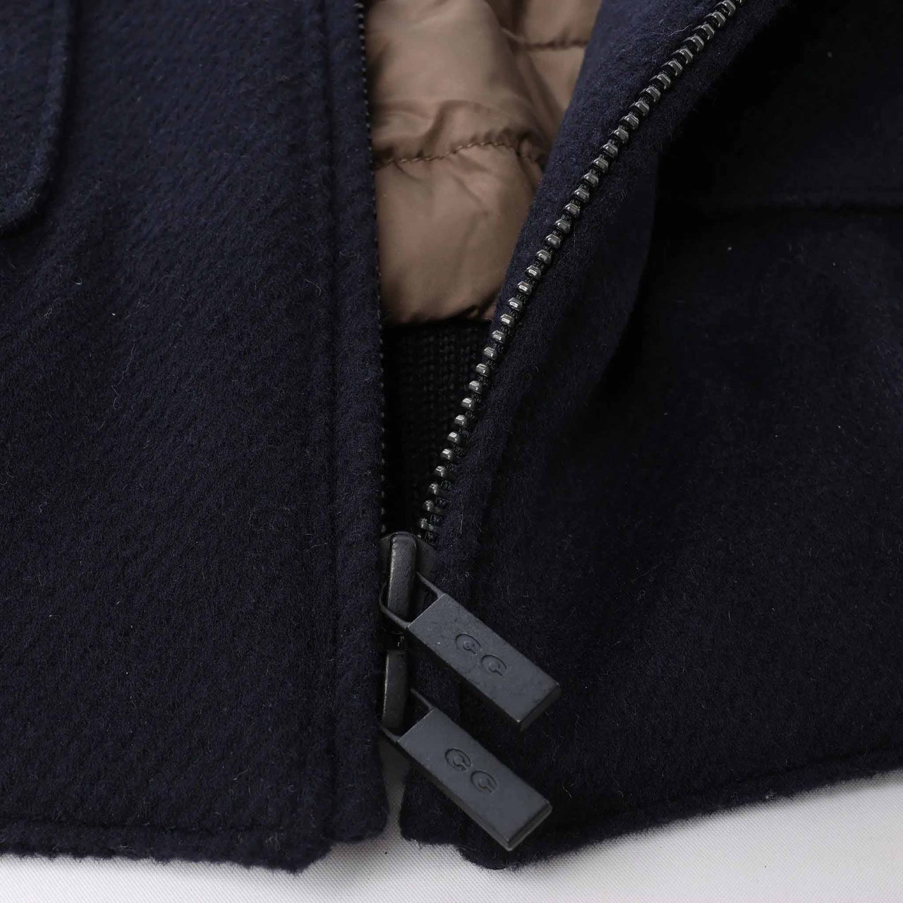 Corneliani O.Wear Bomber Jacket in Navy Blue, Size 50 IT Blauw