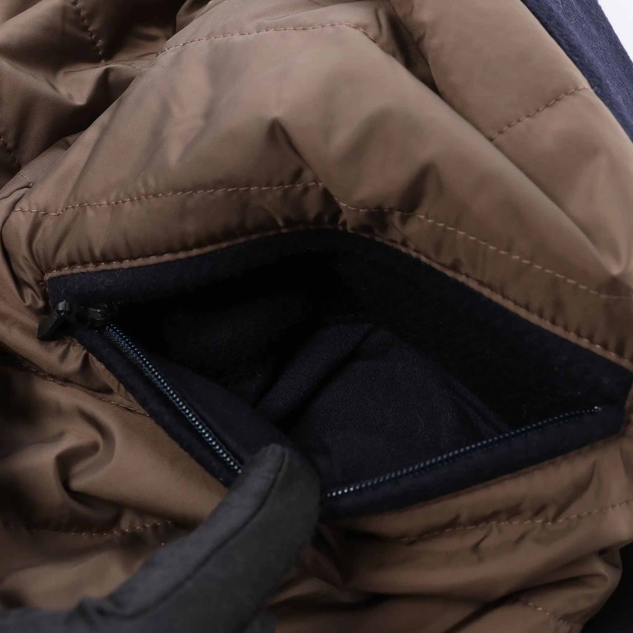 Corneliani O.Wear Bomber Jacket in Navy Blue, Size 50 IT Blauw