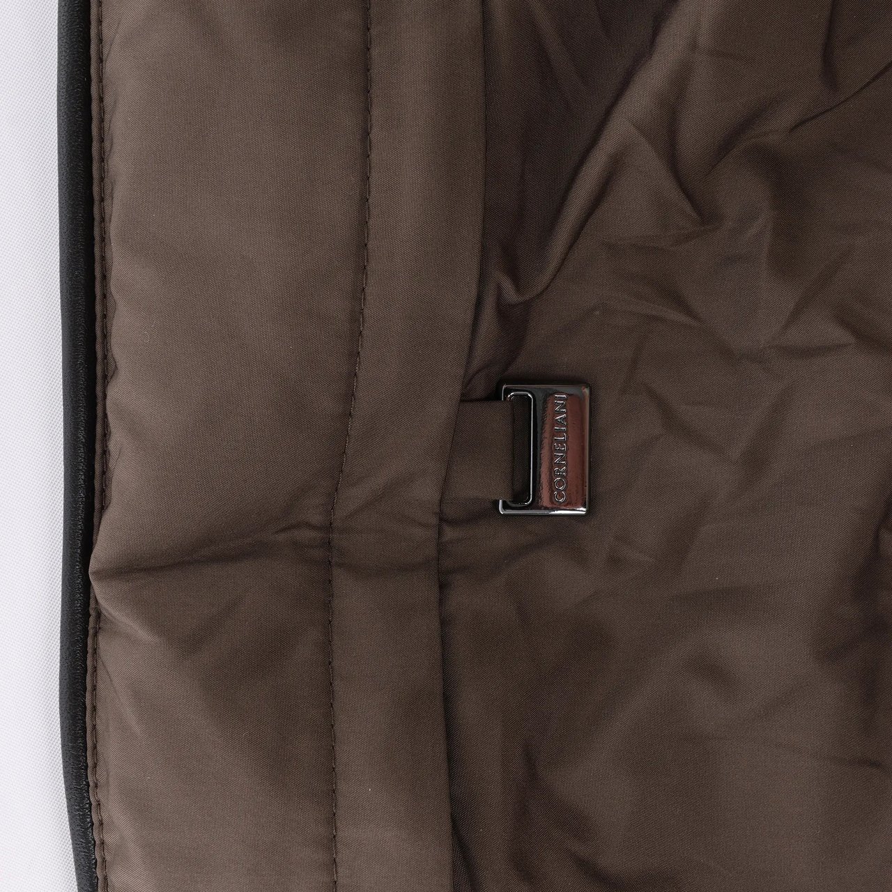 Corneliani Reversible Jacket in Brown, Size 50 IT Bruin