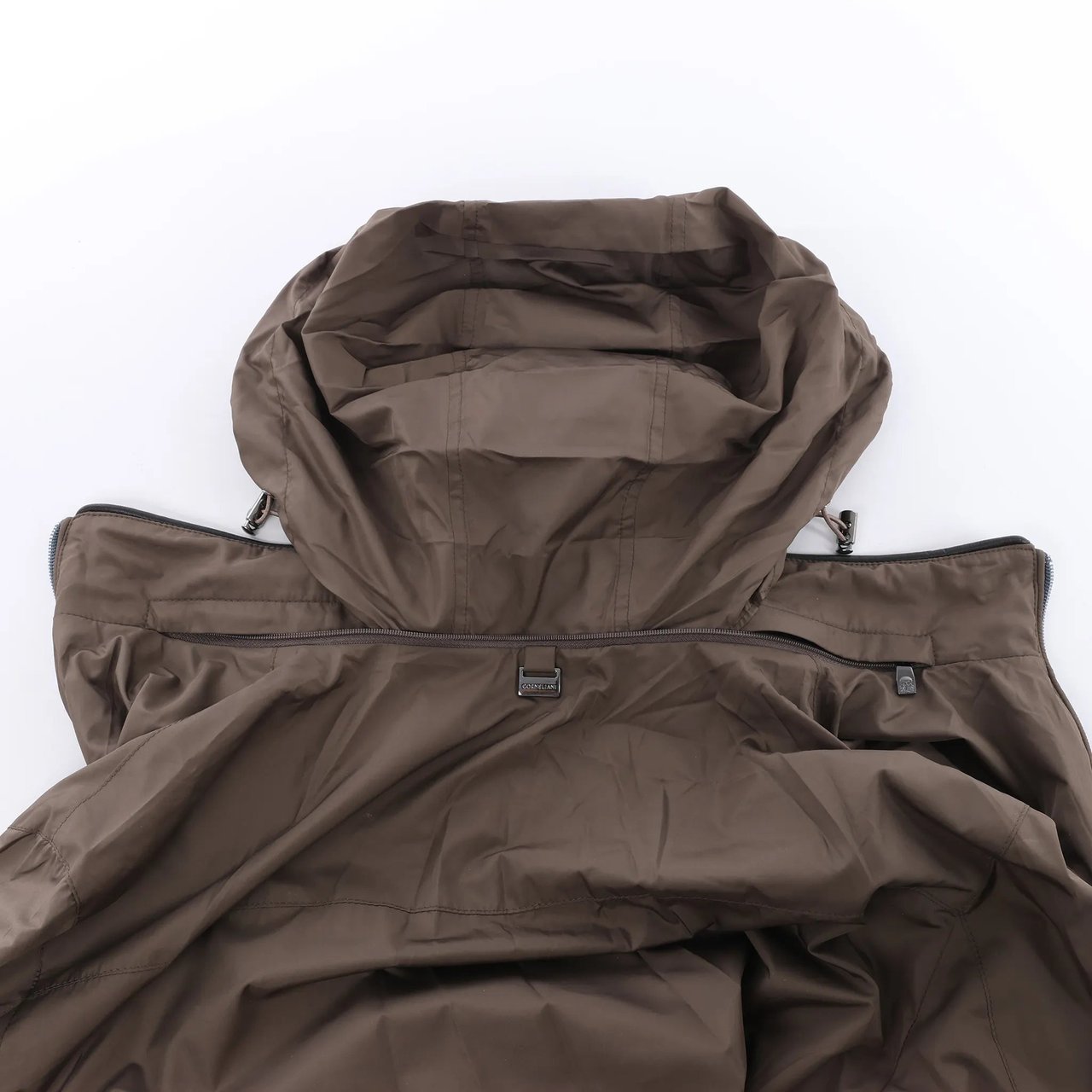 Corneliani Reversible Jacket in Brown, Size 50 IT Bruin