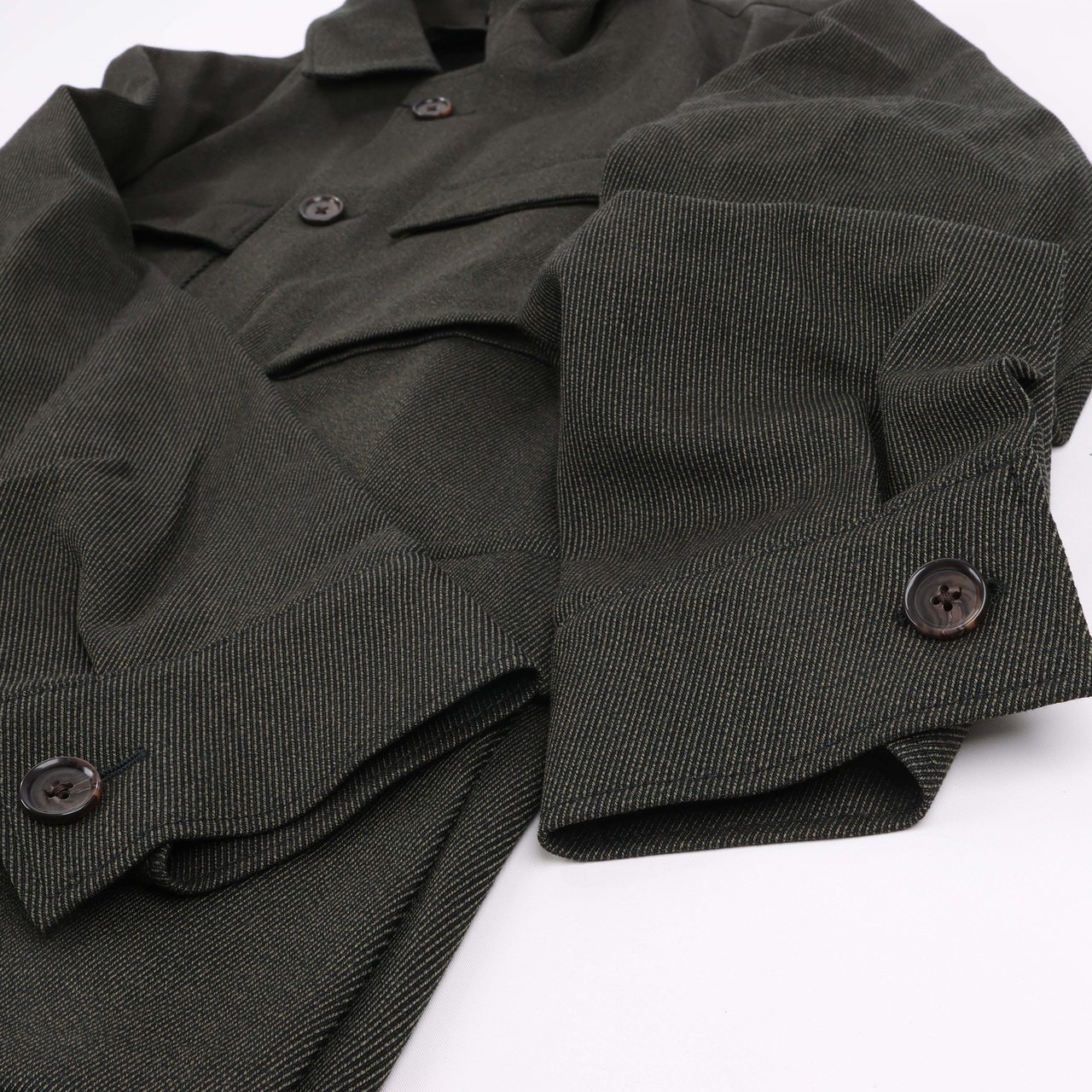 Corneliani CC Collection Corneliani Wool Jacket with Removable Puffer Vest, Size 50 Divers