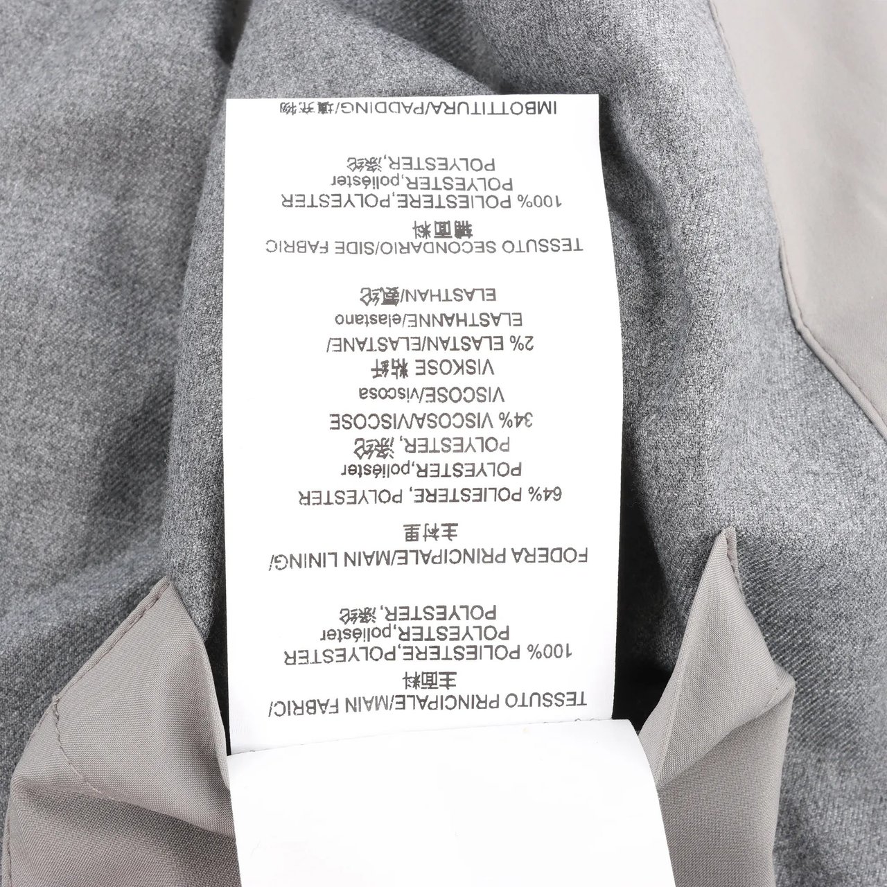 Corneliani Zip Gilet in Gray, Size 50 IT Grijs