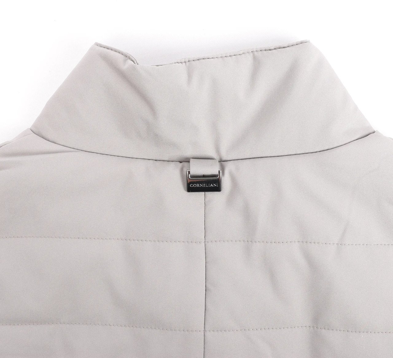 Corneliani Zip Gilet in Gray, Size 50 IT Grijs