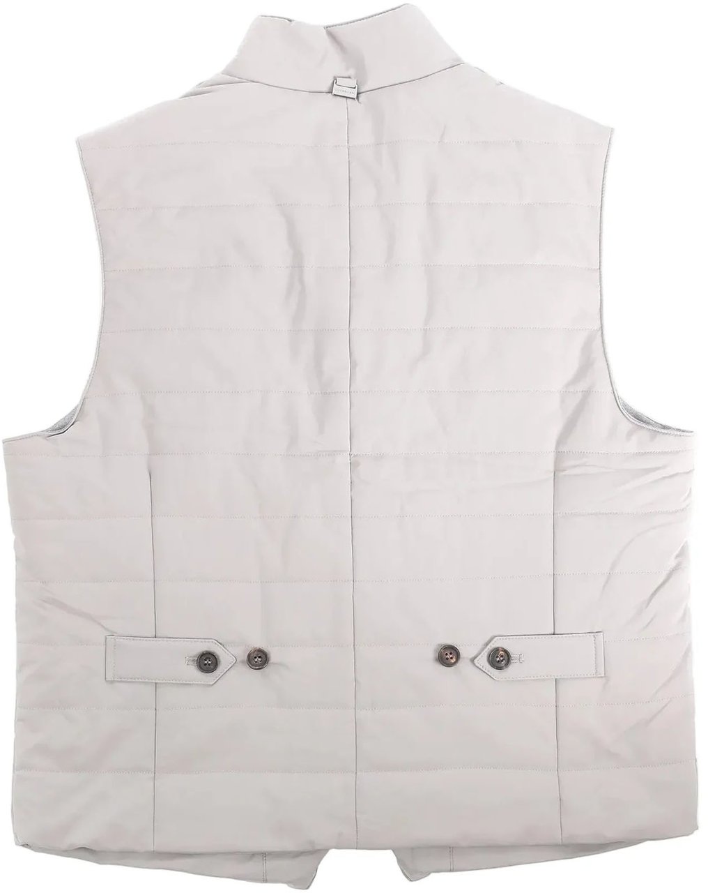 Corneliani Zip Gilet in Gray, Size 50 IT Grijs