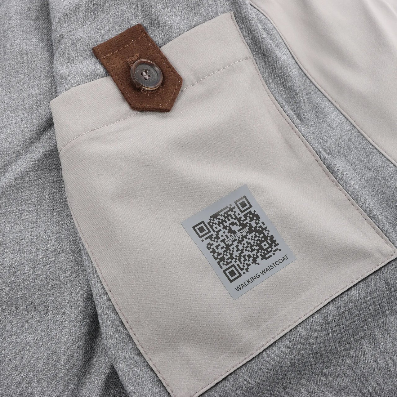 Corneliani Zip Gilet in Gray, Size 50 IT Grijs