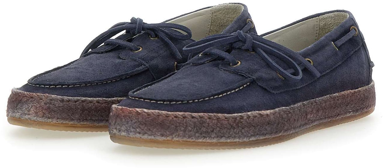 Corvari Flat Shoes Blue Navy