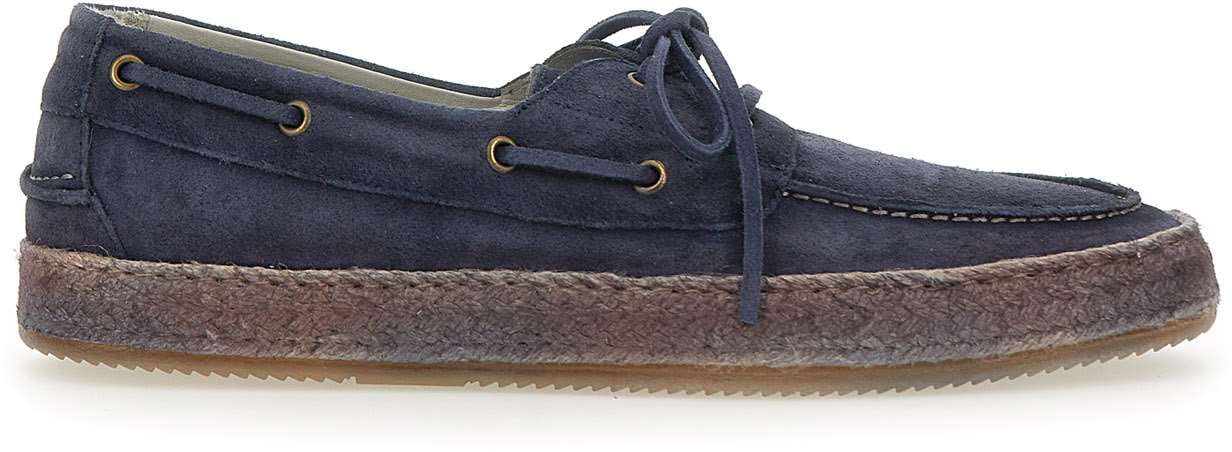 Corvari Flat Shoes Blue Blauw