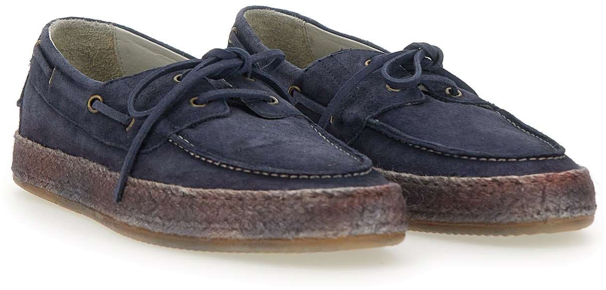 Corvari Flat Shoes Blue Blauw