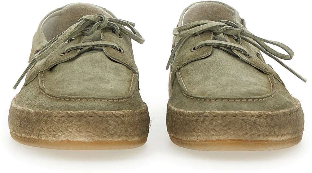 Corvari Flat Shoes Green Groen