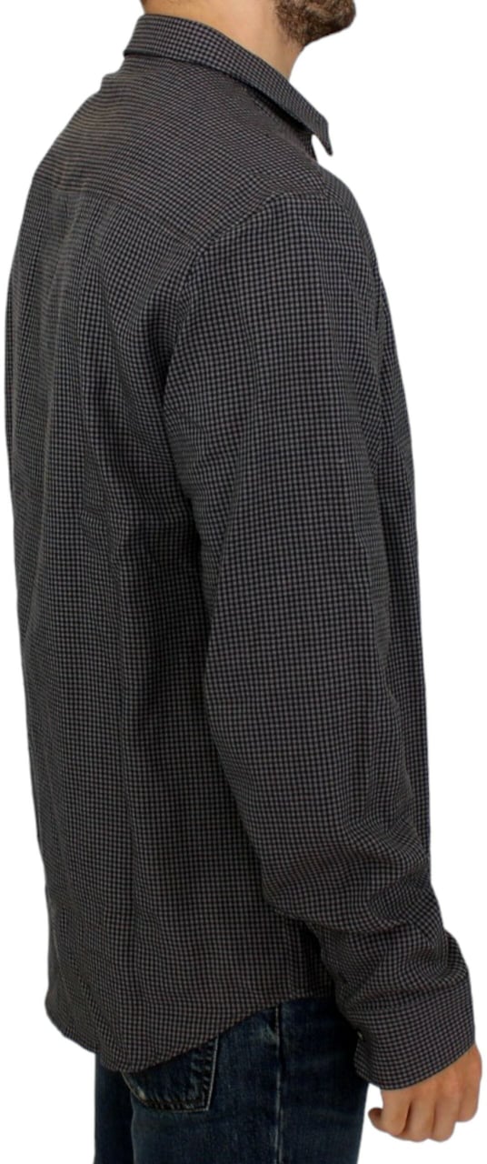 Costume National Gray linen casual shirt Grijs