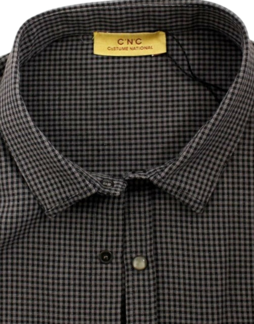 Costume National Gray linen casual shirt Grijs