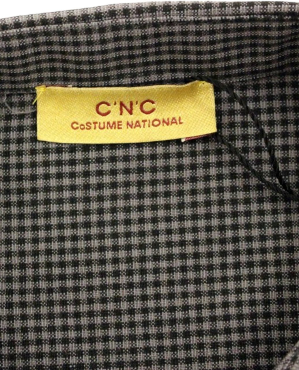 Costume National Gray linen casual shirt Grijs