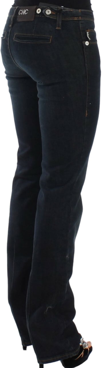 Costume National Blue Slim Fit Jeans Blauw
