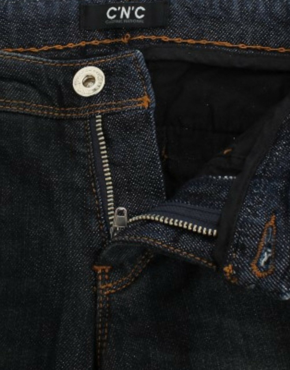 Costume National Blue Slim Fit Jeans Blauw