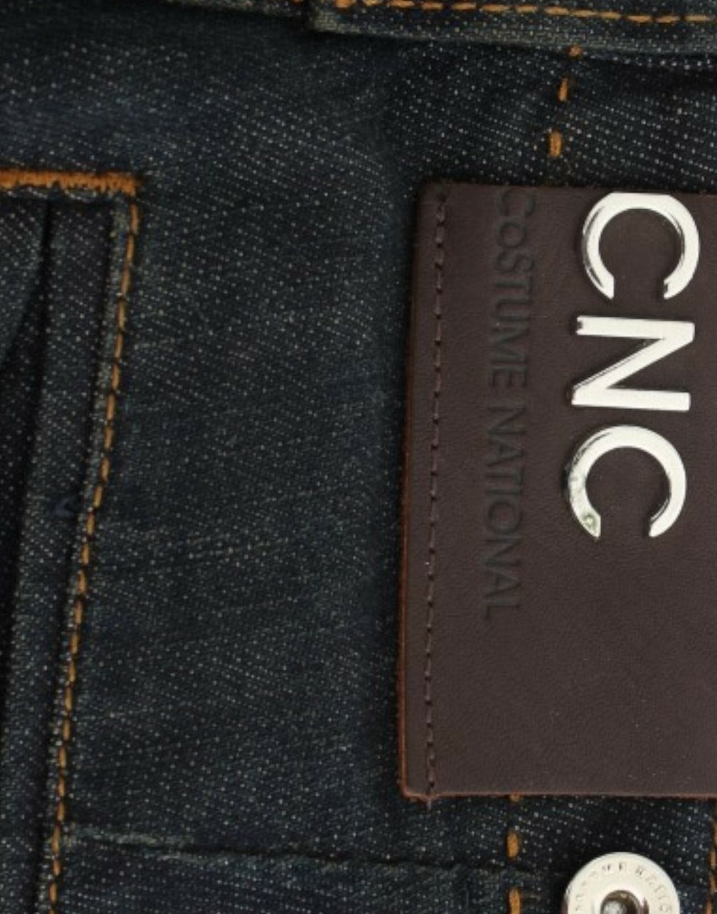 Costume National Blue Slim Fit Jeans Blauw