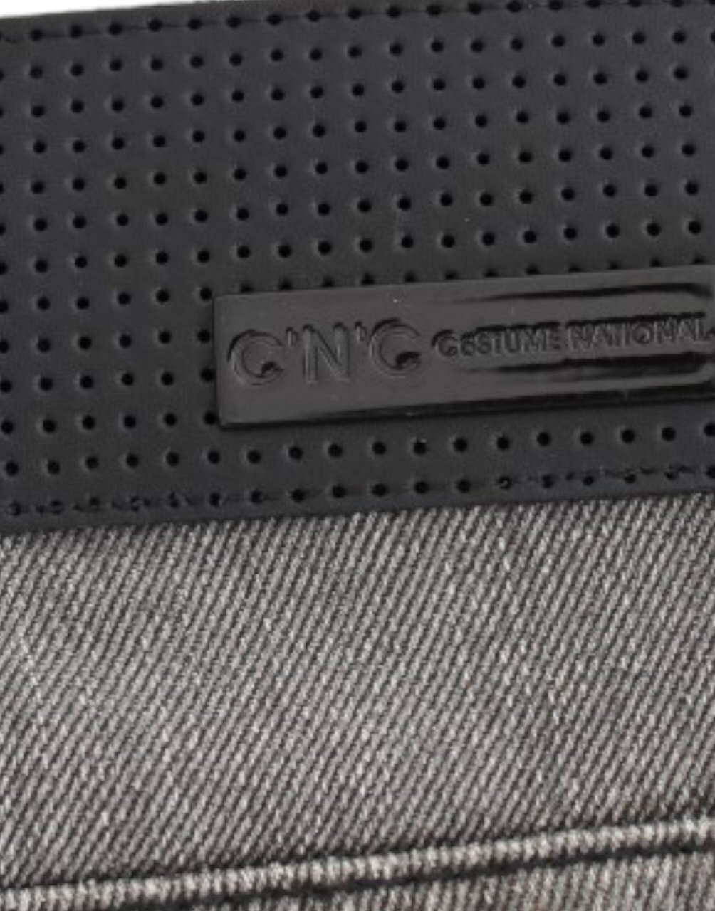 Costume National Gray straight leg jeans Grijs