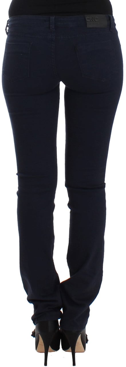 Costume National Blue straight leg jeans Blauw