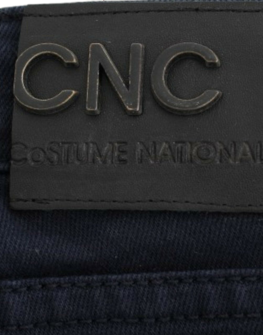 Costume National Blue straight leg jeans Blauw