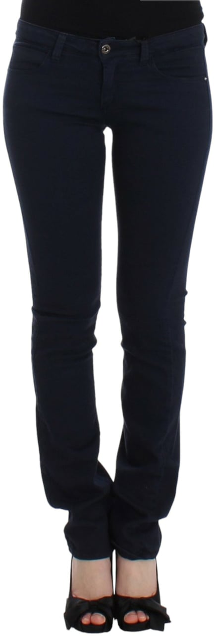 Costume National Blue straight leg jeans Blauw
