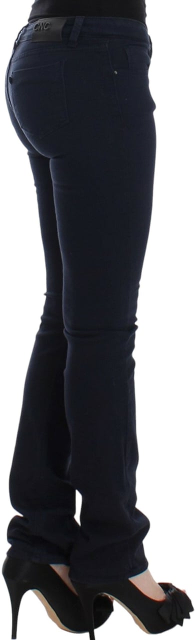 Costume National Blue straight leg jeans Blauw