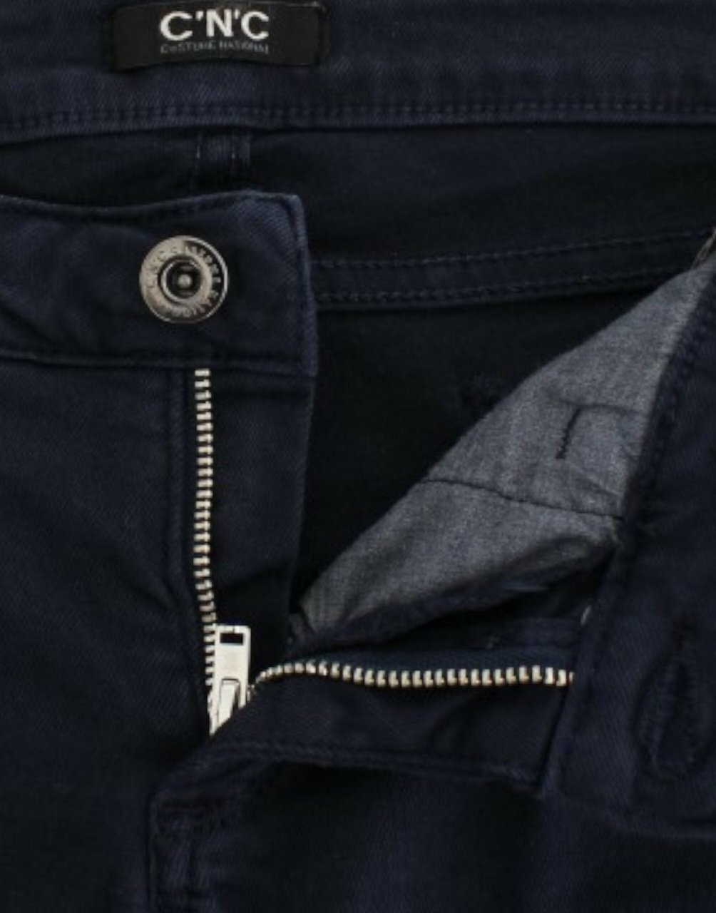 Costume National Blue straight leg jeans Blauw