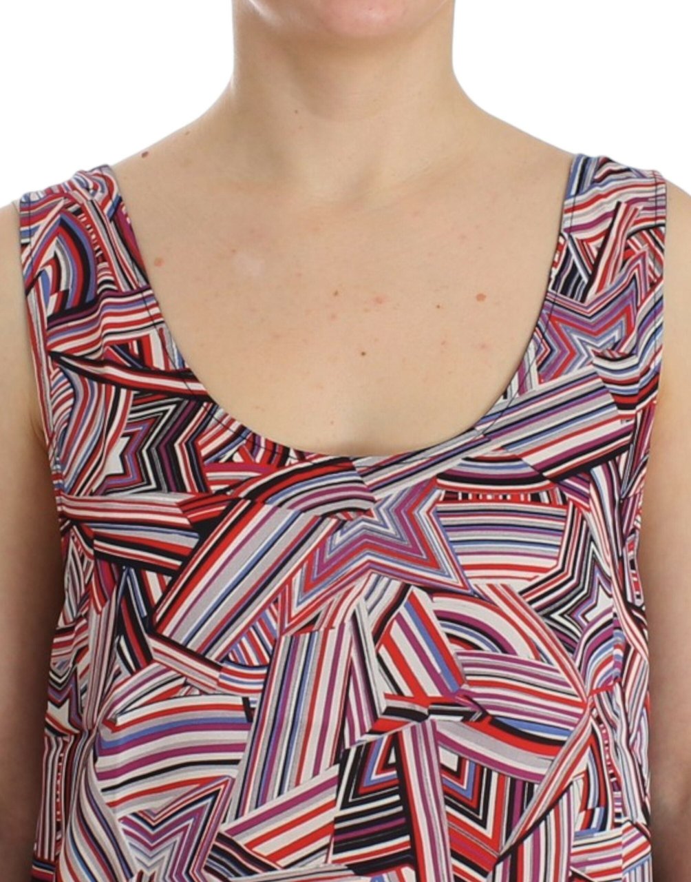Costume National Multicolor sleeveless top Divers