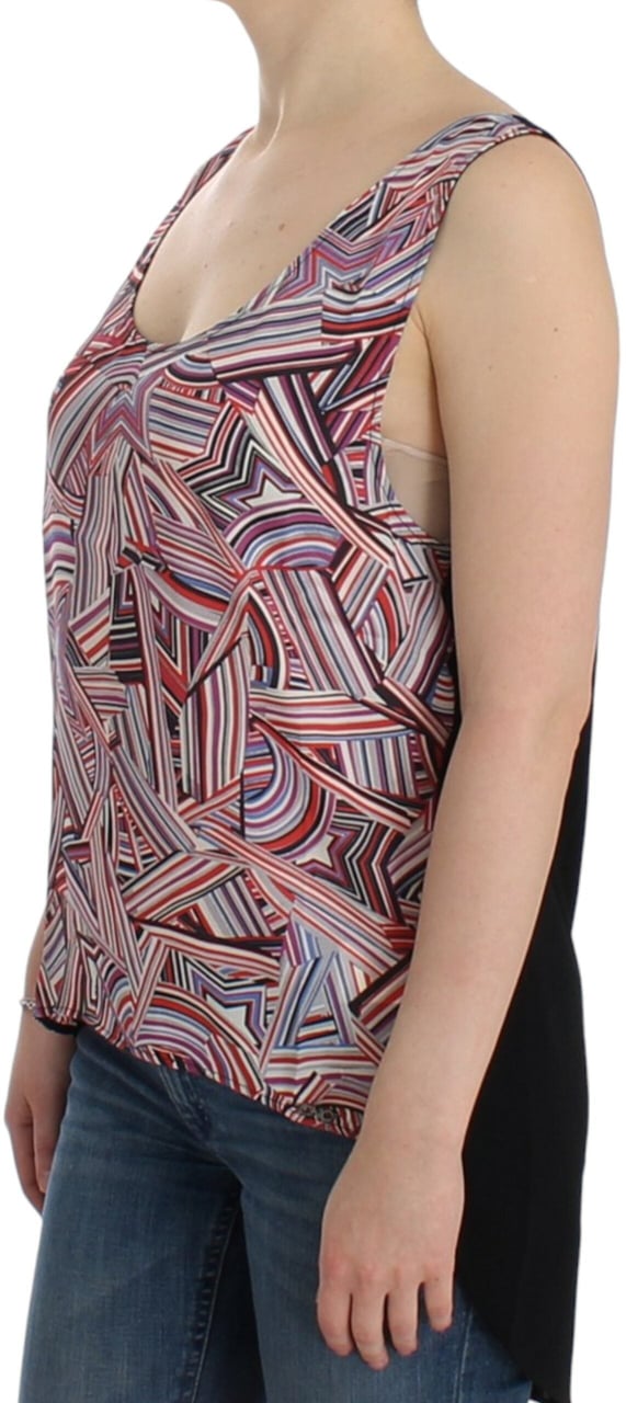 Costume National Multicolor sleeveless top Divers