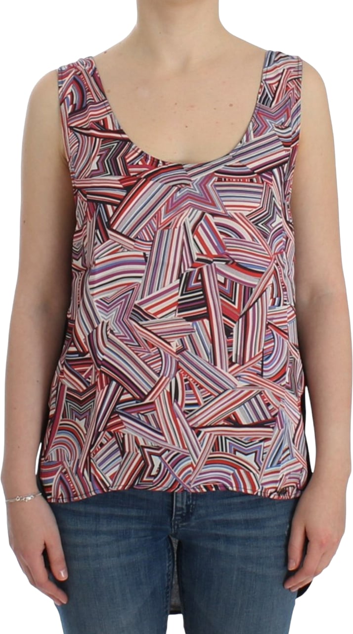 Costume National Multicolor sleeveless top Divers