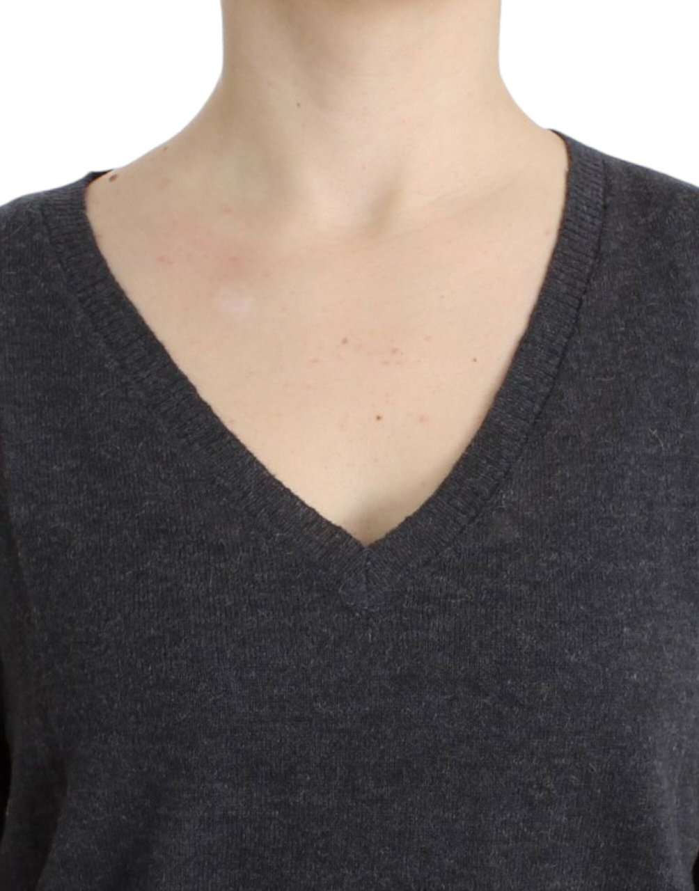 Costume National Gray short sleeved sweater Grijs