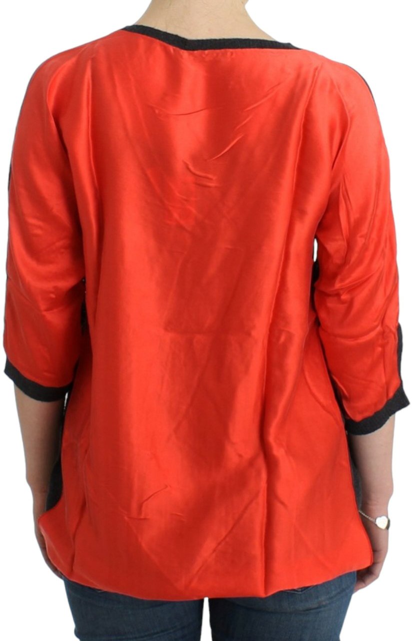 Costume National Gray short sleeved sweater Grijs